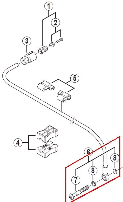Shimano Bremsleitungsschraube Für Winkelanschluss Komplett Mit 2xO-Ring SM-BH90 Y-8JA98030 2 Shimano Bremsleitungsschraube Für Winkelanschluss Komplett Mit 2xO-Ring SM-BH90 Y-8JA98030 – Bild 2