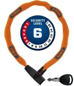 ABUS Catena 6806K/85 ...bitte Farbe Wählen -Default Template 1 Abus Kettenschloss Catena 6806 K 85B neon orange Securitylevel 6 4003318902918