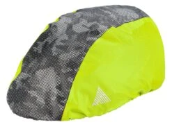 Apura Helmüberzug Für Erwachsenenhelm Neongelb / Camu-Reflex