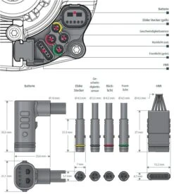 Brose Motor 250 Watt Drive-T Mag Ab 2020 (neu) -Default Template 1 Brose Motor Drive T MAG 2020 Anschluesse