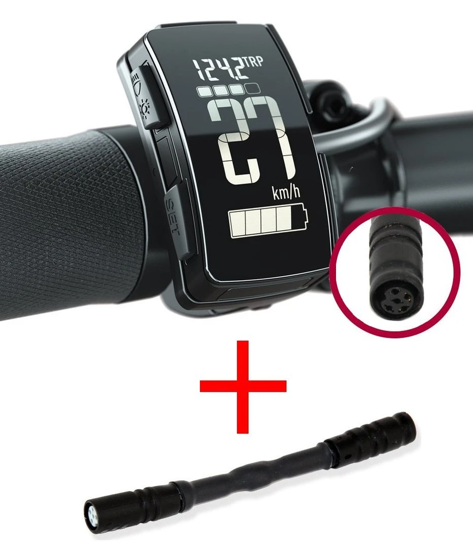 Brose Bediendisplay Ab 2019 Sport Remote 14d (im Bedienteil) Bloks Mit Adapter Auf Gen.1 Stecker