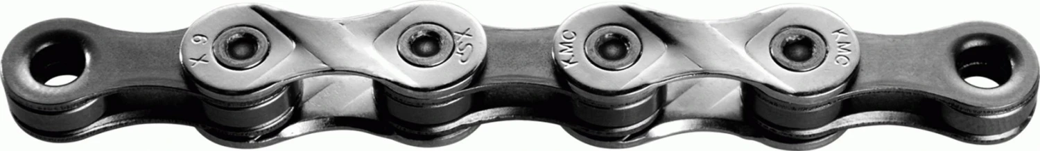 KMC X9 Silber-grau 9-fach 114 Glieder 1 KMC X9 Silber-grau 9-fach 114 Glieder