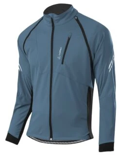 Loeffler Löffler San Remo-2 Windstopper Softshell Light Zip-Off 24573 -Default Template 1 Loeffler Herren BIKE ZIP OFF JACKET SAN REMO 2 Windstopper light dark petrol 24573 984 2022 2023