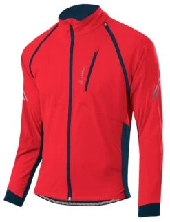 Loeffler Löffler San Remo-2 Windstopper Softshell Light Zip-Off 24573 -Default Template 1 Loeffler Herren BIKE ZIP OFF JACKET SAN REMO 2 Windstopper light red deep water 24573 554 2022 2023
