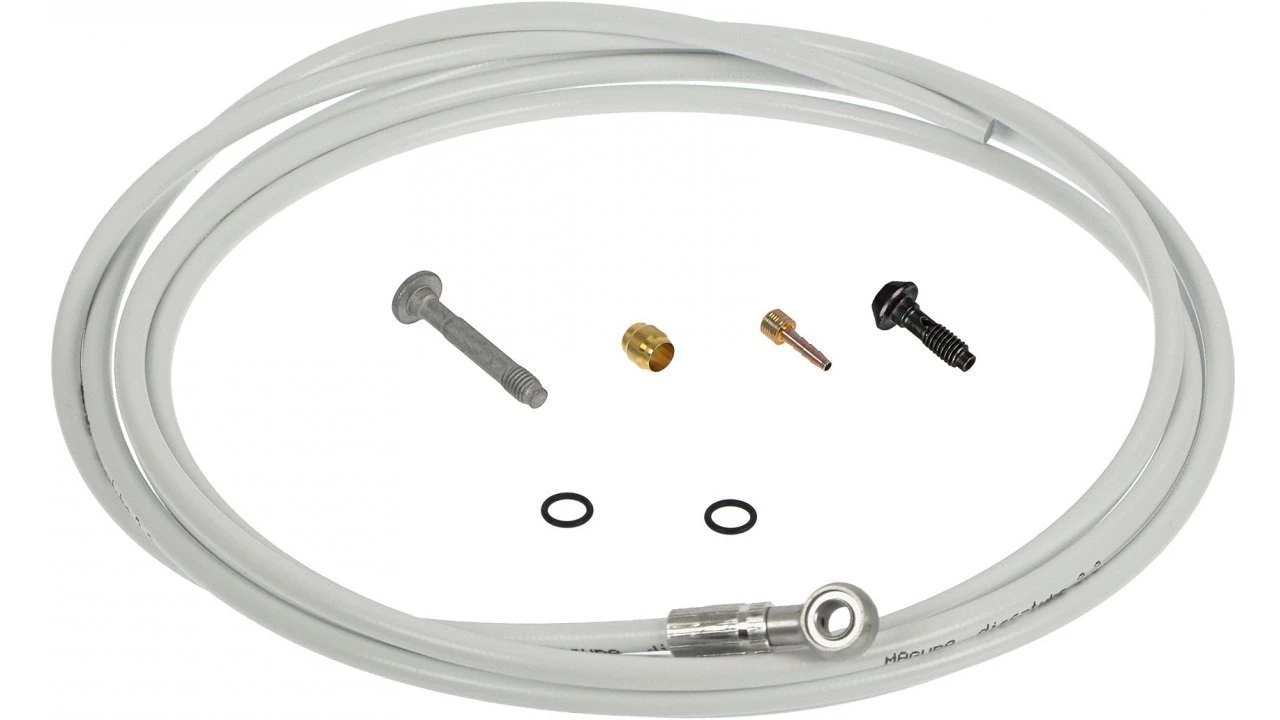 Magura Disctube Leitung Für MT4 Bis MT-Trail-Carbon 2500mm Weiss 1 Magura Disctube Leitung Für MT4 Bis MT-Trail-Carbon 2500mm Weiss