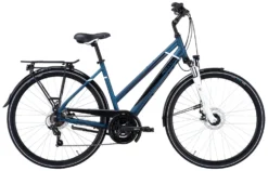 Pegasus Piazza-Disc 2022 21-Gang -Default Template 1 Pegasus Piazza Disc 2022 21 Gang Kettenschaltung Scheibenbremsen Damen Trapez dark petrol matt white blau weiss 636 83345 83350