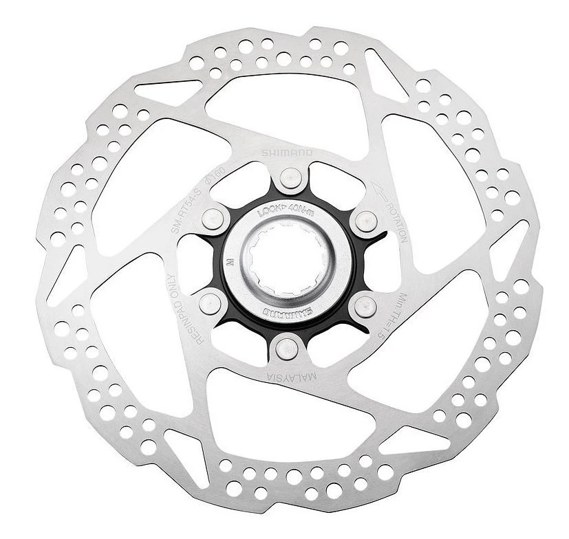 Shimano SM-RT54-S 160mm Mit Lock-Ring-Befestigung 1 Shimano SM-RT54-S 160mm Mit Lock-Ring-Befestigung