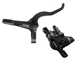 Shimano Alivio BR-MT410 HR Incl. Normalem Bremshebel BL-MT401 2-Finger Schwarz