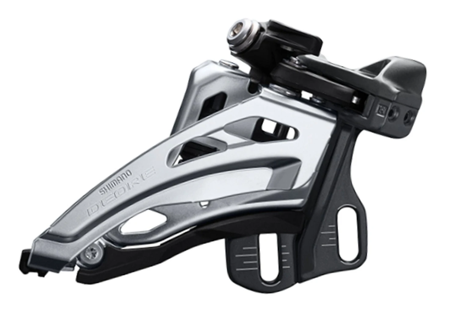 Shimano Deore FD-M6020-E Ab 2018 10x2-fach Sideswing Direct-Mount E-Type Frontpull 66-69° Schwarz