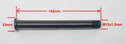 Div. Hersteller Steckachse M15x1,5 142mm Mit 5mm Imbus Und 23mm Kopf -Default Template 1 Steckachse M15x1.5mm 142mm 5mm Imbus c
