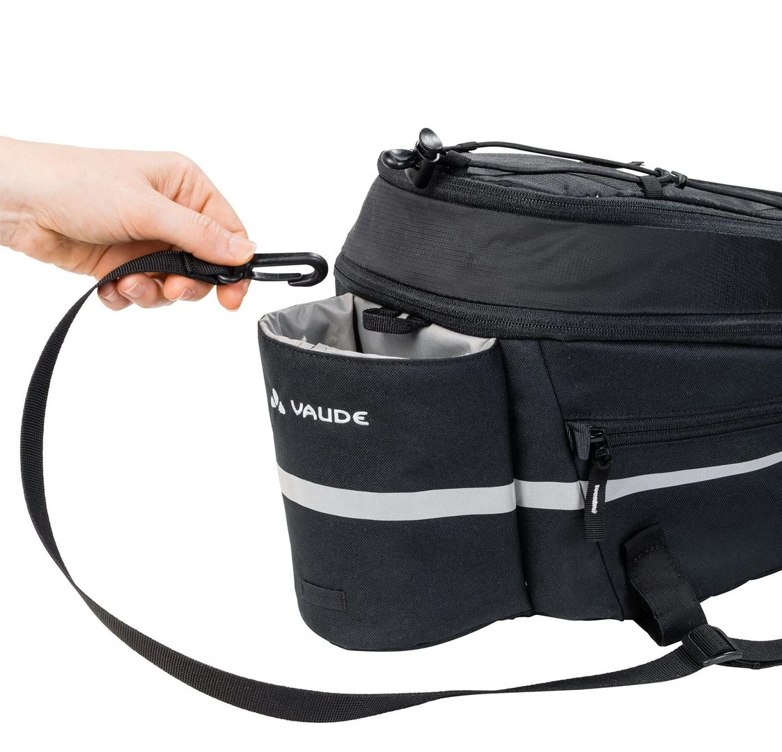Vaude SilkRoad-L SnapIt-Gepäcktragertasche Schwarz 3 Vaude SilkRoad-L SnapIt-Gepäcktragertasche Schwarz – Bild 3